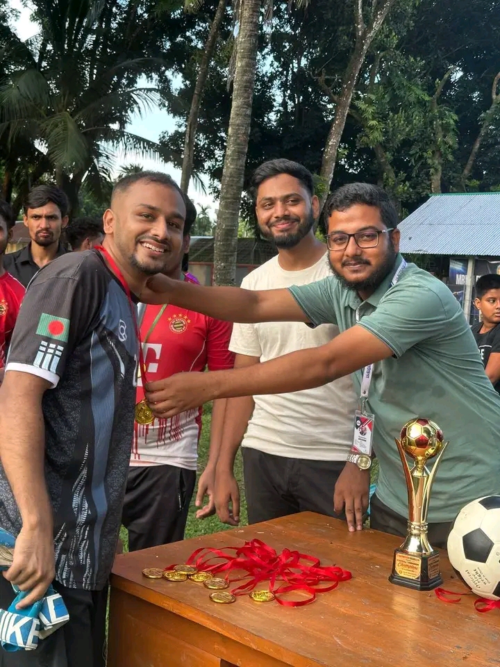 স্বপ্নপূরণ অর্গানাইজেশন আয়োজিত  প্রীতি ফুটবল ম্যাচ–২০২৬